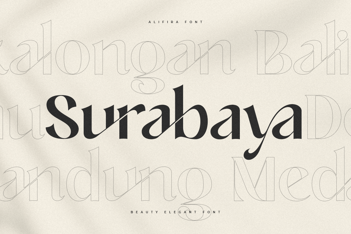 Alifira - Beauty Elegant Font, a Sans Serif Font by Sensatype (Photo 12 of 17)