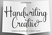 Handwriting Creative, a Handwritten Font by InermediaSTUDIO (Thumbnail 1 of 8)