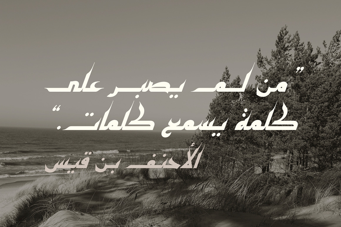 Kaleel - Arabic Typeface, a Script Font by Mostafa El Abasiry (Photo 10 of 19)