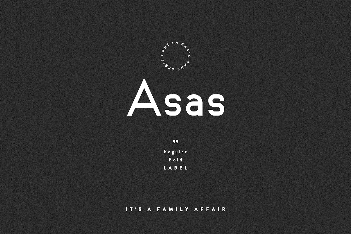 Asas Sans Serif, a Sans Serif Font by Maybe This Color (Photo 1 of 8)