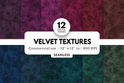 12 Velvet Textures Digital Papers, a Texture Graphic by NorthWindPixels (Thumbnail 1 of 4)