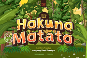 LT Hakuna Matata - Display Font, a Sans Serif Font by NasArt© (Thumbnail 1 of 7)