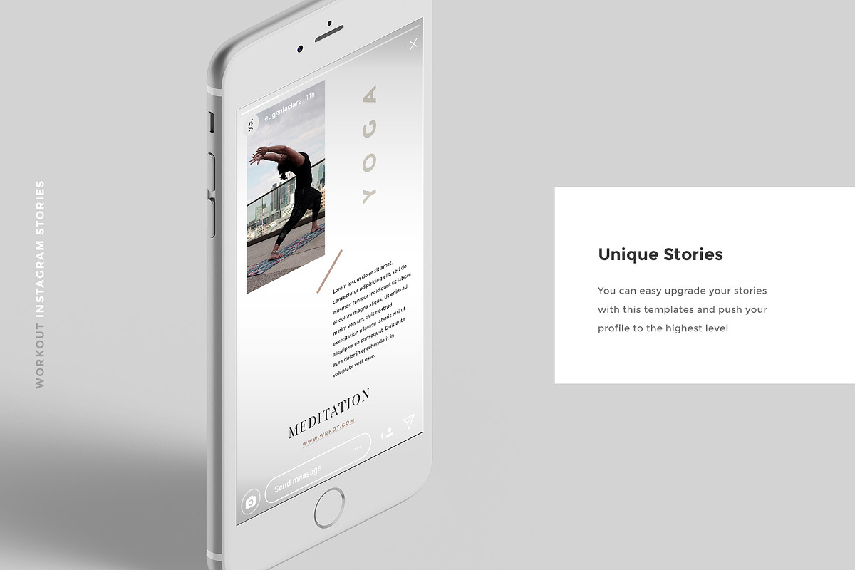 Fitness Canva Social Coach Templates, a Social Media Template by Goashape Studio (Photo 7 of 11)