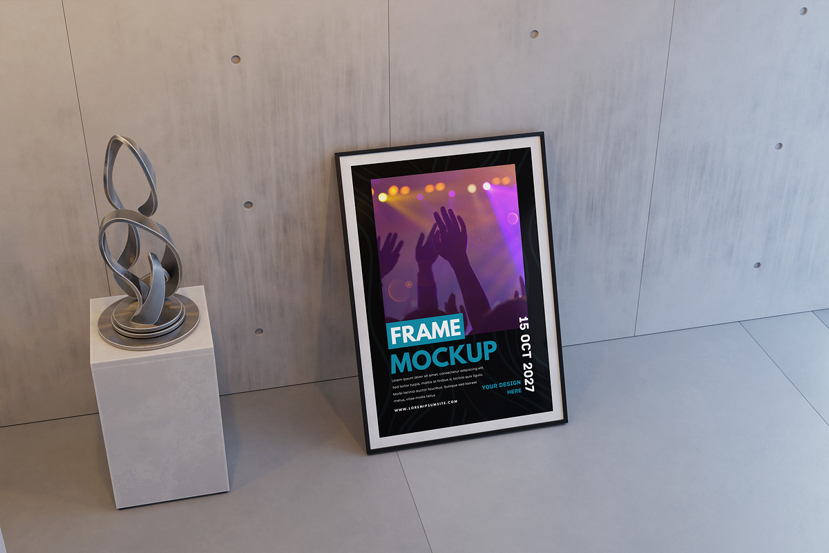 Photo Frame Mockup, an Advertising Mockup by Hazzpro_Std (Photo 4 of 5)