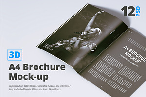 A4 Magazine | Brochure Mock-up
