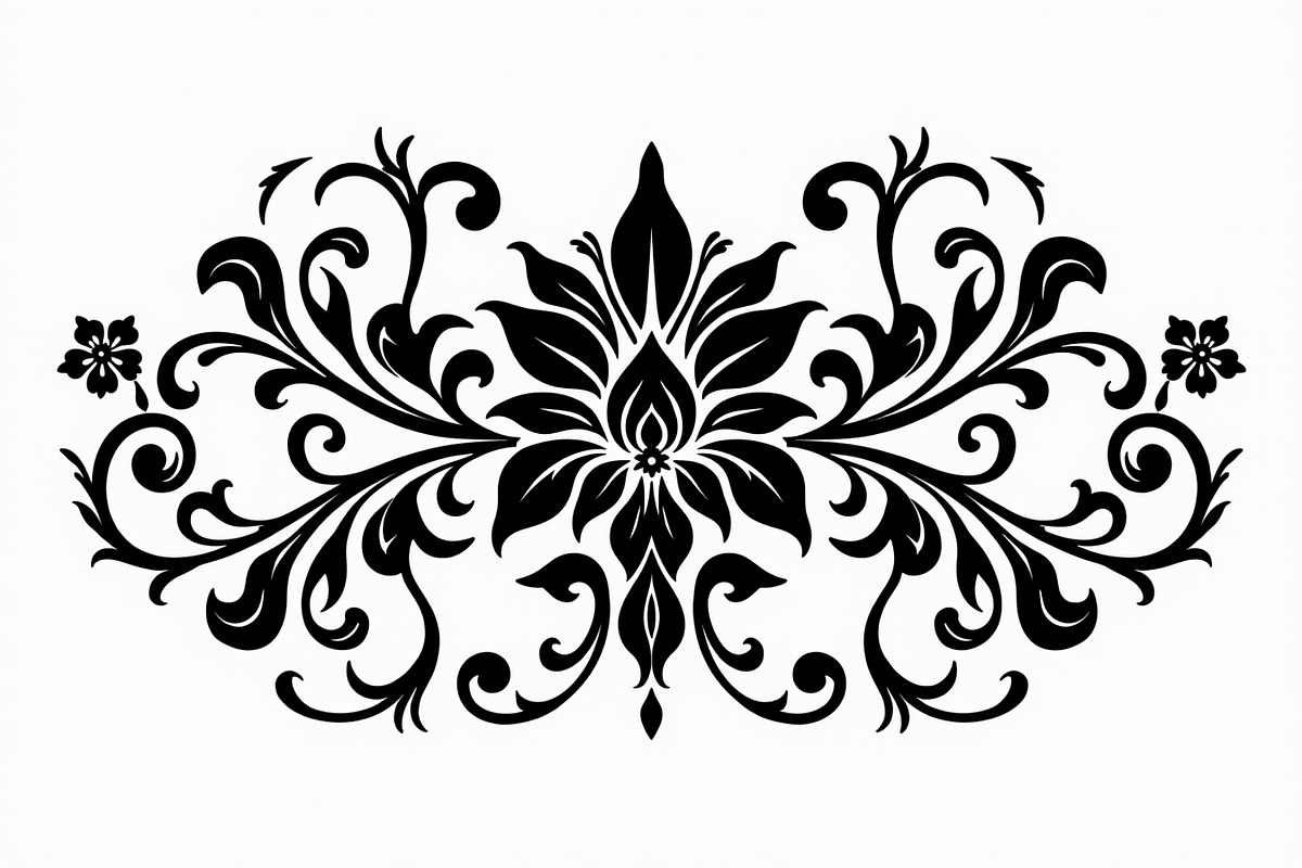 Ornamental Floral Vector Pack, an Illustration by Designer_Momina (Photo 2 of 21)