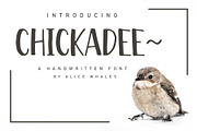 Chickadee - A Handwritten Font, a Sans Serif Font by NendesKombet Studio (Thumbnail 1 of 6)