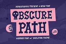 Obscure Path | Horror Font
