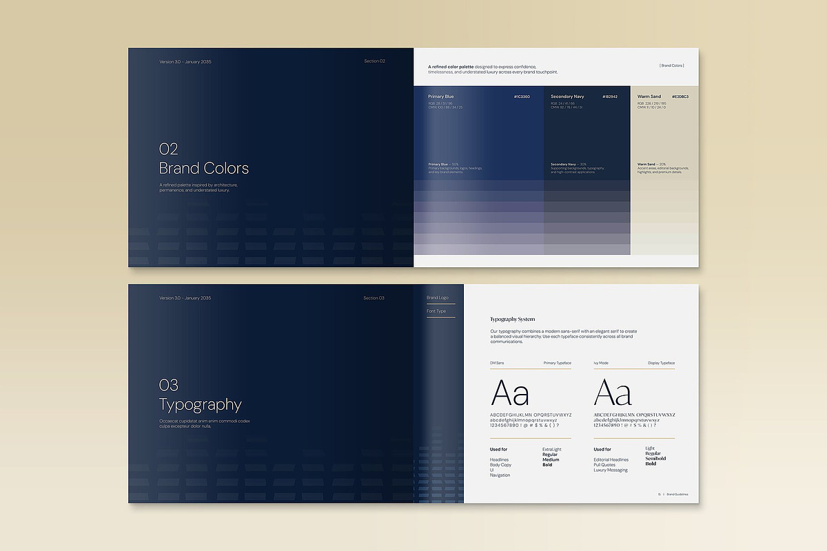 Real Estate Brand Guidelines, a Brochure Template by BrandPacks (Photo 5 of 7)