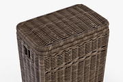Wicker Laundry Hamper 08 Brown, an Object 3D Model by Markelos (Thumbnail 2 of 10)