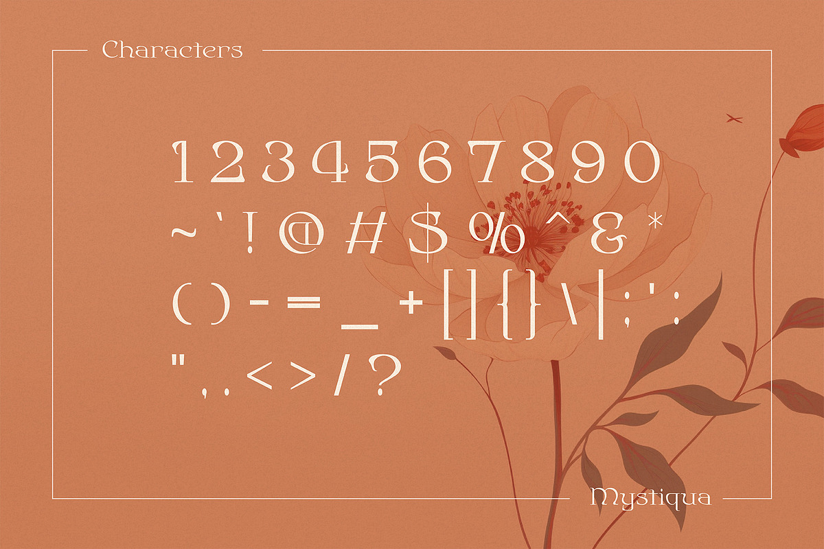 Mystiqua - Art Nouveau Inspired Type, a Serif Font by HipFonts (Photo 10 of 11)