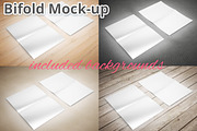 Bifold Brochure Mockup, a Print Template by MockUps Gallery (Thumbnail 4 of 6)