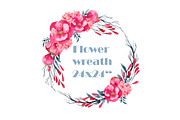 Hortensia - Watercolor floral bundle, an Illustration by Charushella (Thumbnail 2 of 7)