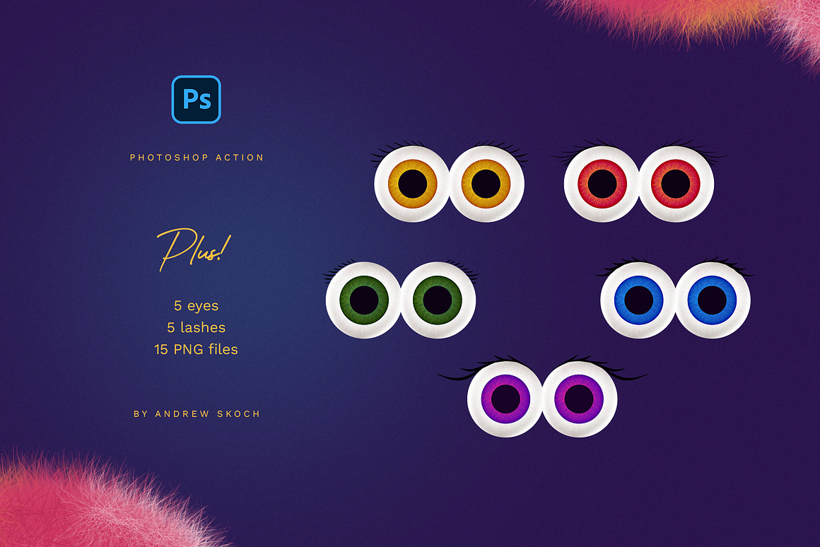 Fur Effect Photoshop Action, an Action Add-On by Andrew Skoch Design (Photo 8 of 8)