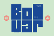 CS Bolvar – Bold Font, a Sans Serif Font by Craft Supply Co. (Thumbnail 1 of 8)
