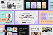 Influencer Marketing Agency, a Presentation Template by Claymoon Lab (Thumbnail 2 of 7)