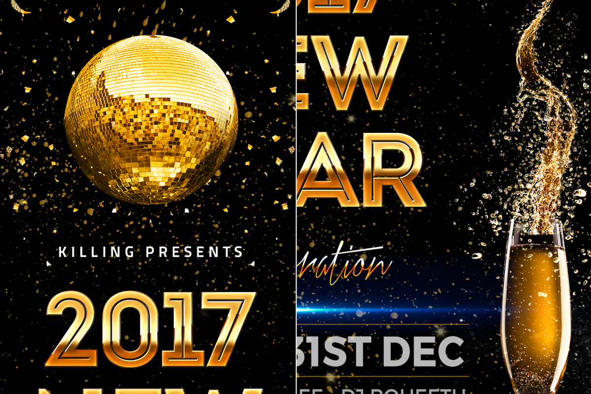 New Year Flyer, a Flyer Template by Flyerkart (Photo 3 of 3)