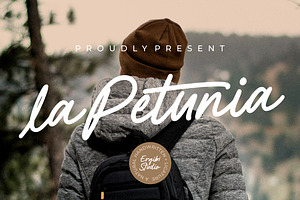 la Petunia - Natural Handwritten, a Handwritten Font by ErgibiStudio