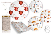 COZY VIBES Tea party Clipart Creator, a Food Illustration by ArtOLB (Thumbnail 9 of 11)