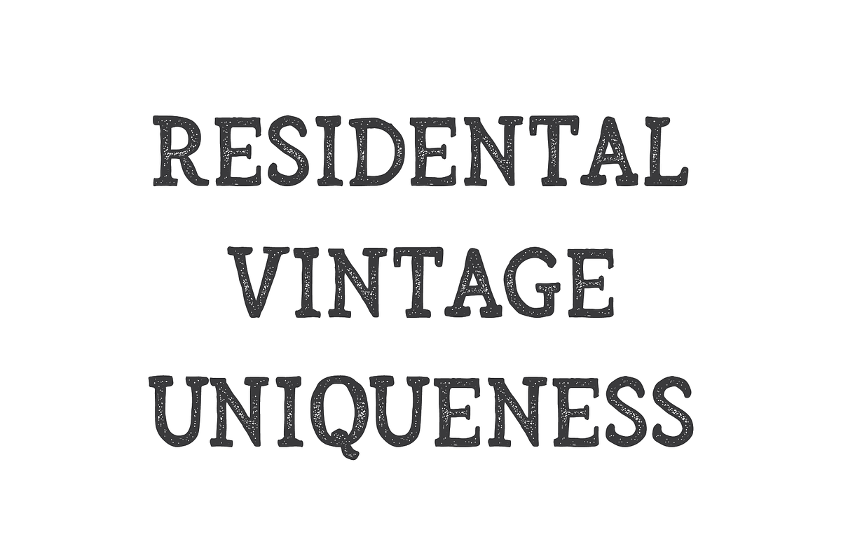 Arber Extended Vintage Font preview 4