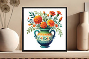Spring Flowers Vase Clipart, an Illustration by DreamCafeArt (Thumbnail 5 of 5)