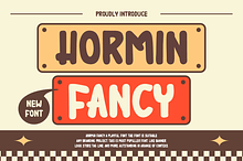 Hormin Fancy Font