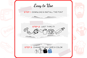 Father's Day Doodles - Dingbats Font, a Symbol Font by WADLEN (Thumbnail 4 of 7)