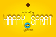 Happy Sprat Typeface, a Sans Serif Font by DeepFuze (Thumbnail 1 of 8)