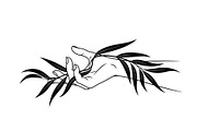 Hand Plant Growth Bundle, an Illustration by yasushie (Thumbnail 14 of 31)