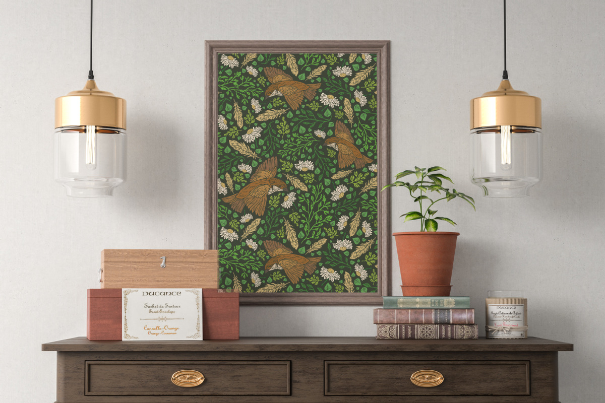 Small Urban Birds patterns, a Pattern Graphic by Piñata (Photo 11 of 13)