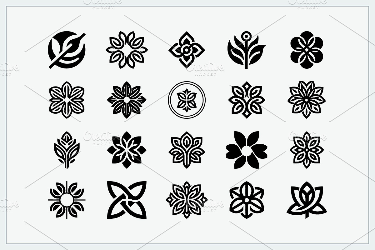 Floral Botanical Vector Logo Bundle, a Branding & Logo Template by Vectorium Studio (Photo 3 of 10)
