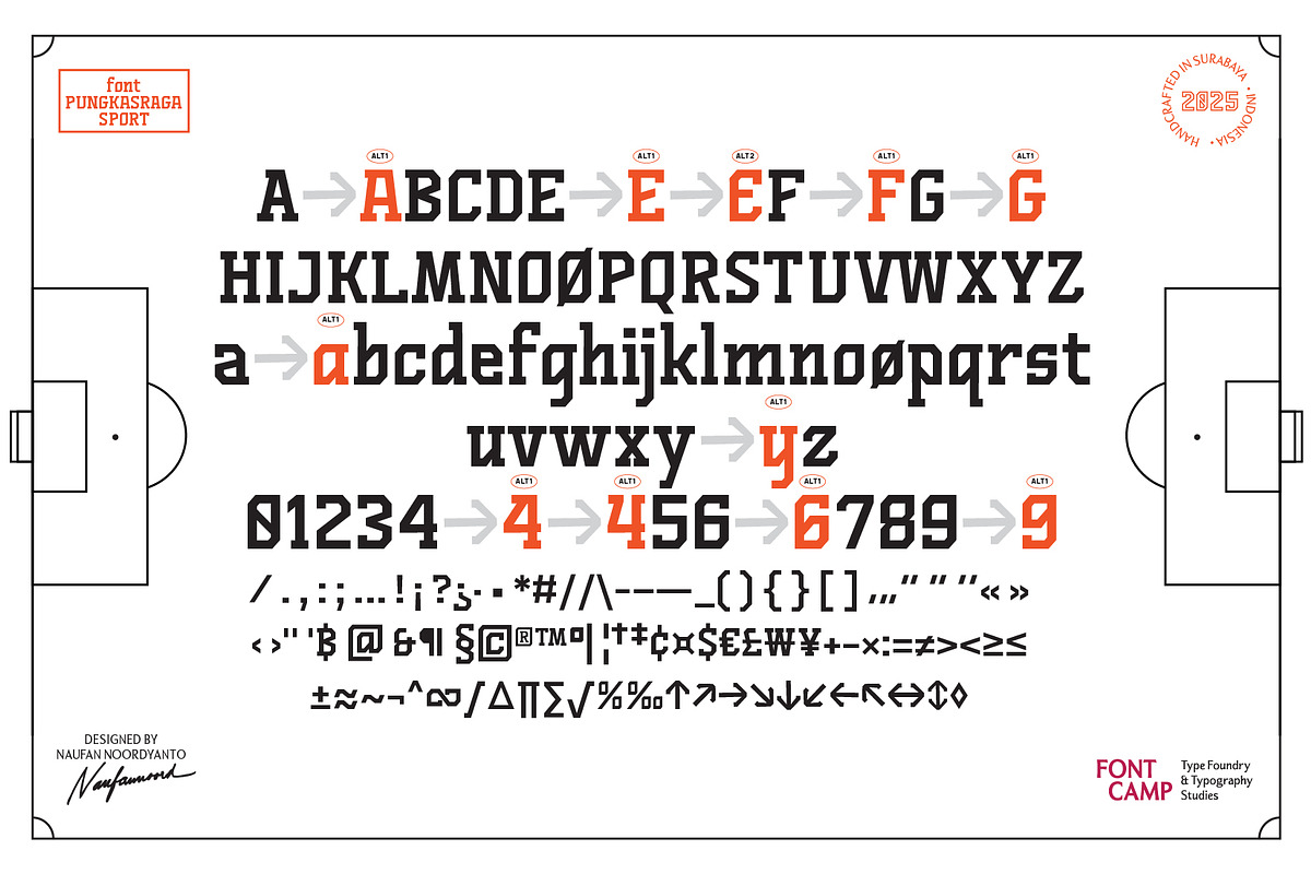 Pungkasraga Sport Font, a Serif Font by Fontcamp Type Foundry (Photo 2 of 8)