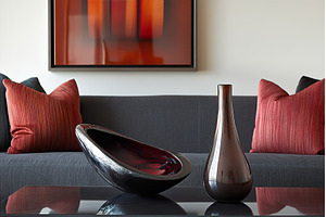 Modern Living Room Display with, an Architecture Photo by Lermont51