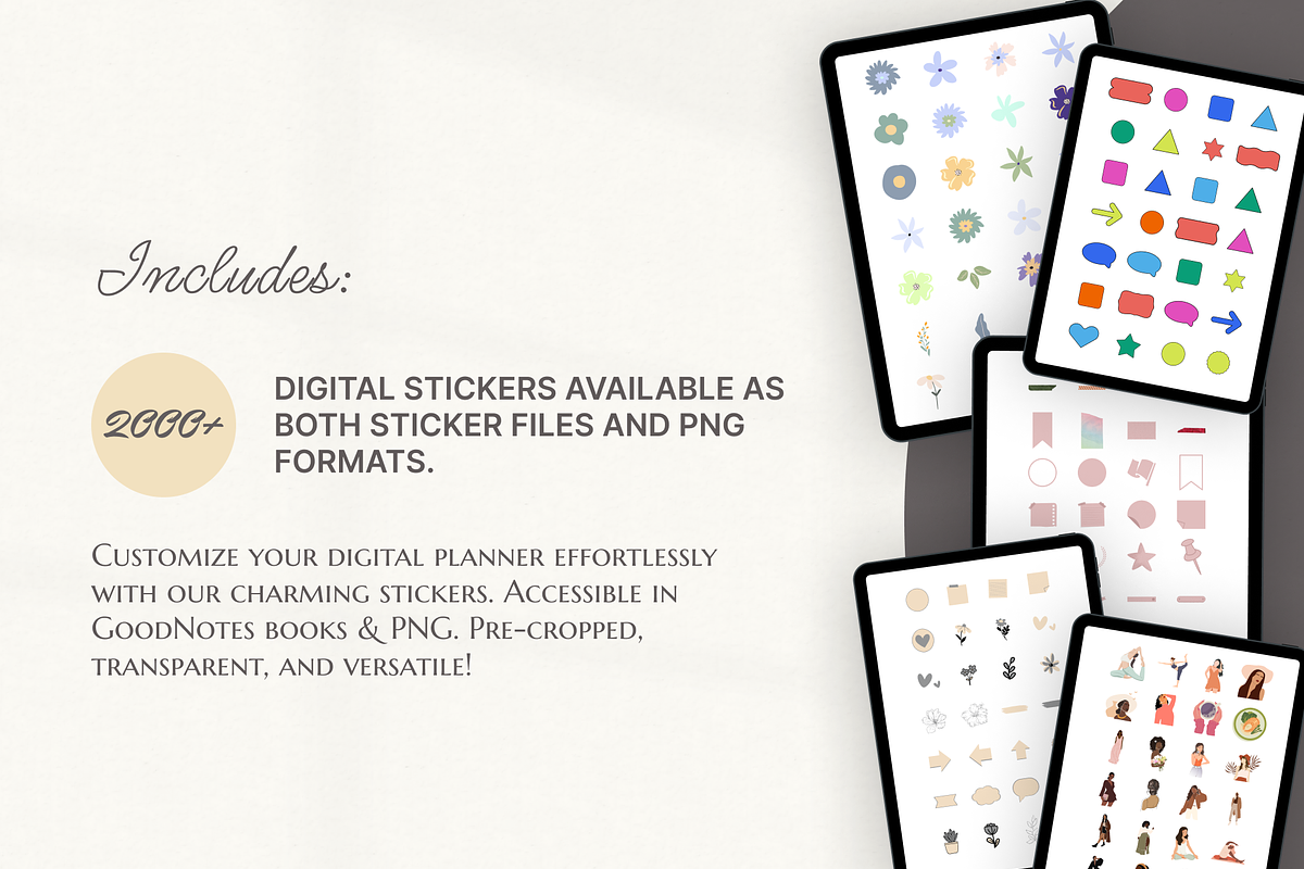 Bundle Updated Digital Planners, a Templates & Theme by Digital_Mind (Photo 7 of 10)