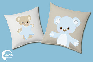 Baby Boy Bear Nursery AMB-1460