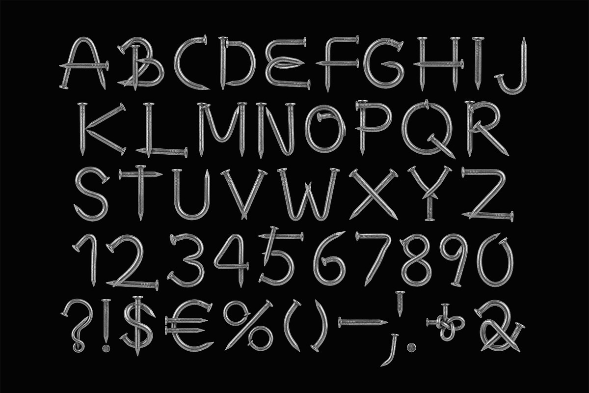 Nails Font, a Sans Serif Font by Handmadefont (Photo 2 of 15)