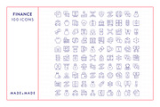 Finance Line Icons, an Outline Icon by Made by Made (Thumbnail 5 of 7)