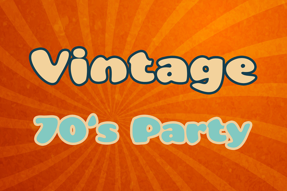 Groovy Disco 70s Font, a Font by vladocar (Photo 4 of 6)