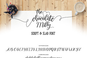 Chocolate Milky Script And Slab