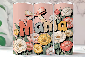 Mama Floral Inspire 20oz Tumbler, an Arts & Entertainment Photo by LamanAzalea