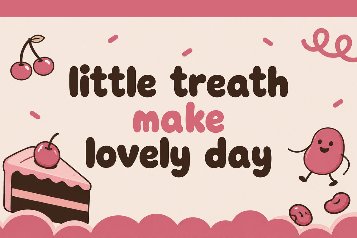 Bean Cake - Playful Display Font, a Sans Serif Font by Gumrega Studio (Photo 4 of 8)