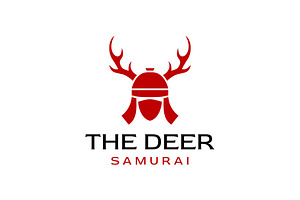 The Deer Samurai Logo, a Branding & Logo Template by Buqancreative