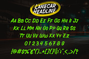 VT Lanecar Headline – Brush Font, a Handwritten Font by ViactionType (Thumbnail 8 of 10)