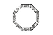 Polygon Frame & Label Bundle, an Illustration by Creativeshirt (Thumbnail 10 of 51)
