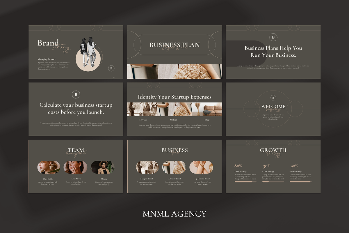 Multipurpose Presentation Template, a Presentation Template by MNML Agency (Photo 20 of 29)