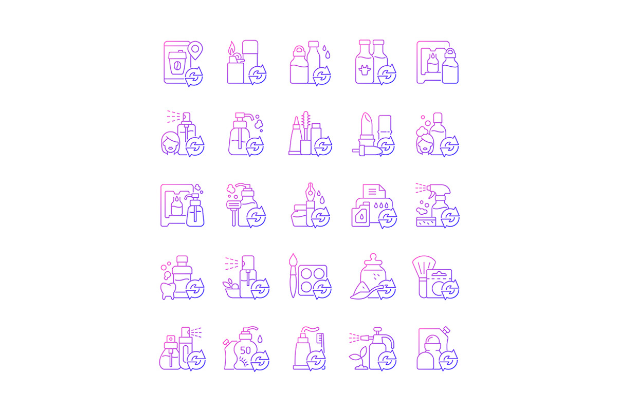 Environmental problems and solutions, an Outline Icon by IMG Visuals (Photo 13 of 23)