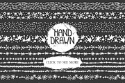 Hand drawn snow borders,brushes, a Brush Add-On by Tatianakost49 (Thumbnail 4 of 5)