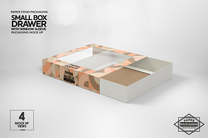 Small Box Drawer WindowSleeve Mockup