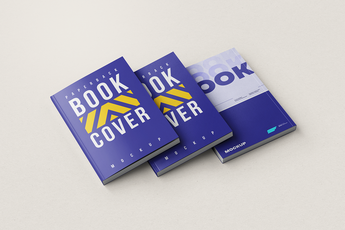 Soft Book Cover Mockup Bundle, a Books & Magazine Mockup by Custom.scene (Photo 6 of 25)