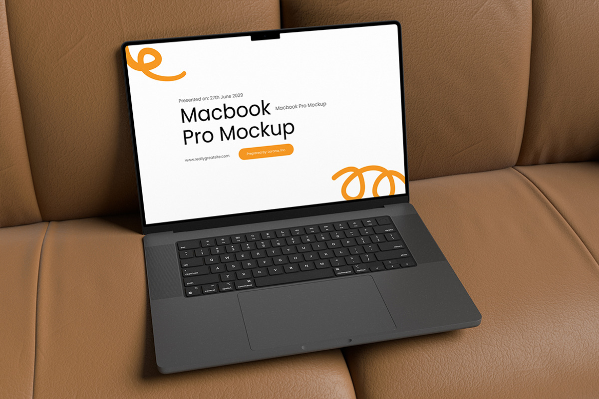 Macbook Pro Mockup, a Wearable Device Mockup by swsi-studio (Photo 3 of 5)